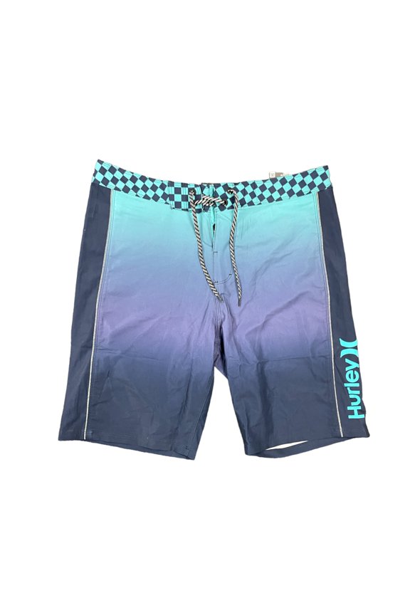 Men's One and Only Gradient Swim Board Short (Wave Runner, 30)