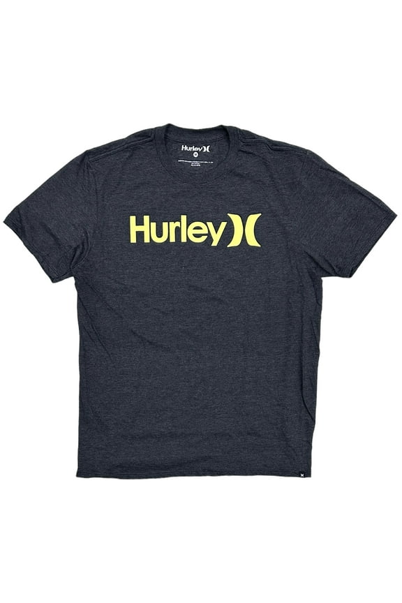 Men's One and Only Graphic Logo Short Sleeve Tee T-Shirt in Black Heather (Medium, Black Heather)