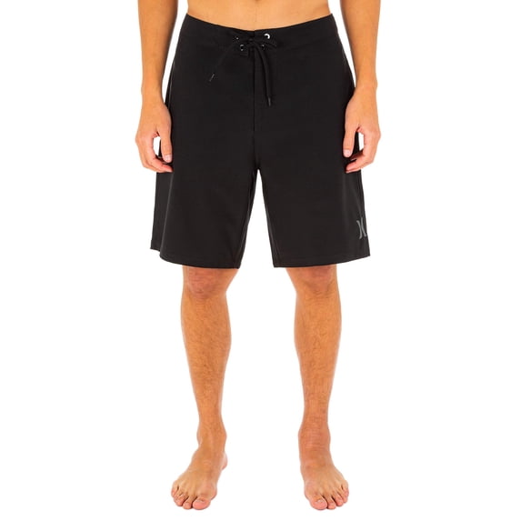Hurley Men's One and Only Phantom Solid 20" Board Shorts, Black, 34