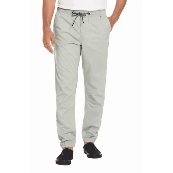 Hurley Men’s Pacer Stretch Twill Jogger Pants Light Grey XXL