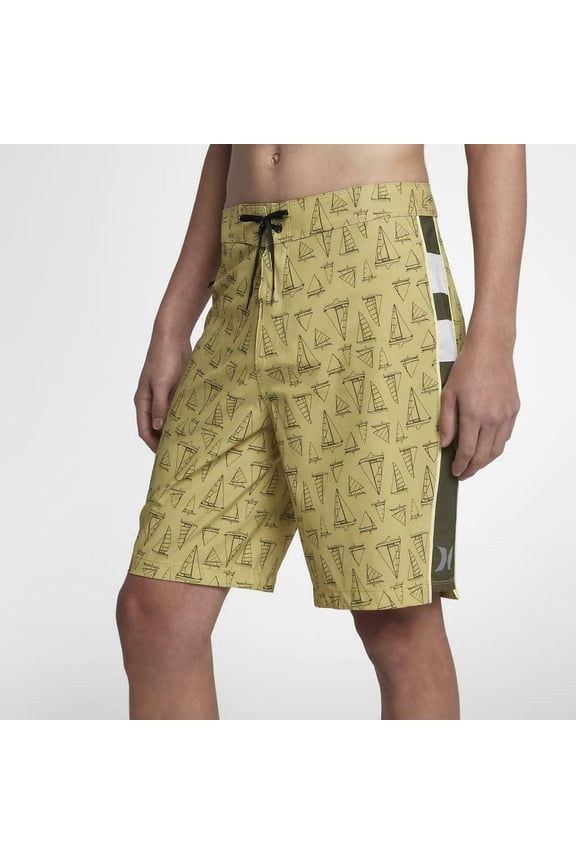 Men's Phantom JJF John John Florence Maritime 20" Boardshorts (34, Buff Gold)