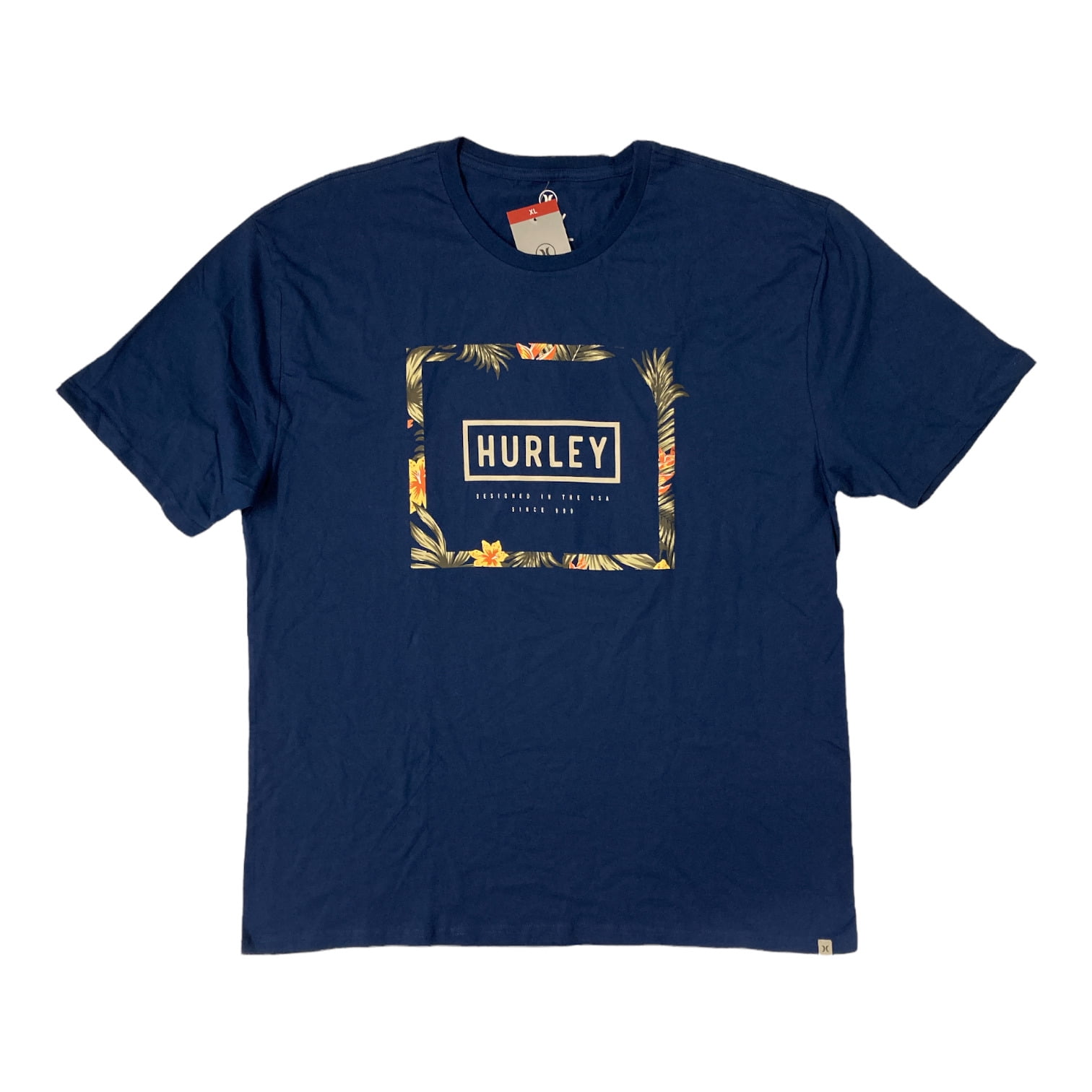 Hurley Men's Classic Logo Tee, Short Sleeve Crew Neck Hurley Men's Classic Logo Tee, Short Sleeve Crew Neck