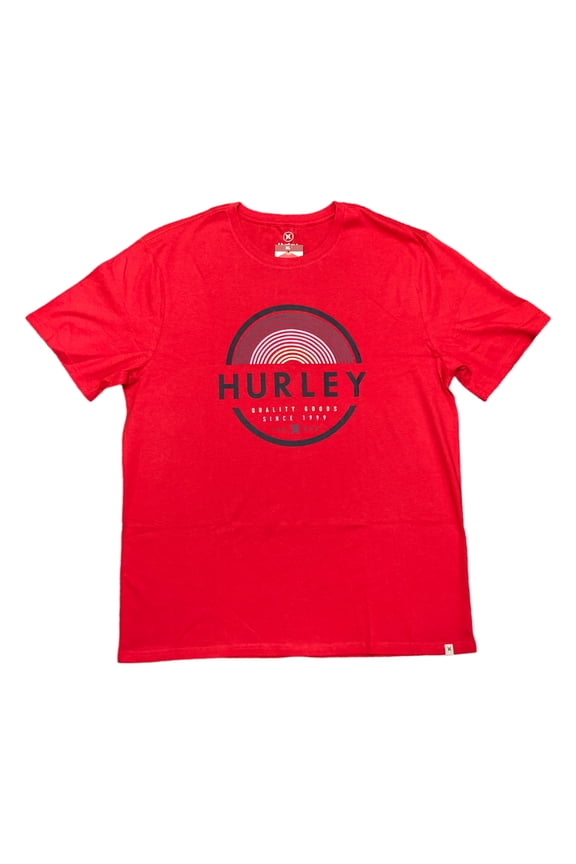 Men's Short Sleeve Graphic Cotton T-Shirt (Unity Red, M)