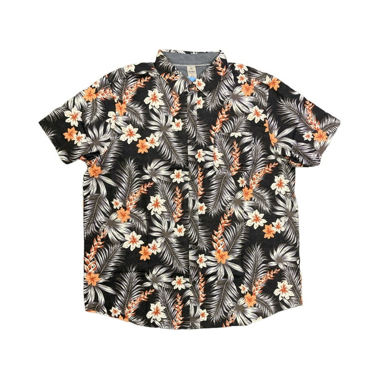 OAS PILE SHORT SLEEVE SHIRT パイル シャツ タオル Amazon.com: Leaf and Umbrella Hawaiian Shirt, Beach Shirt