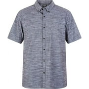 Hurley Mens Short Sleeve Woven Shirt Gray, 2XL