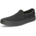 thumbnail image 1 of Hurley Men's Size 8.5 Canvas Slip-on Shoe, Black/Black, 1 of 4