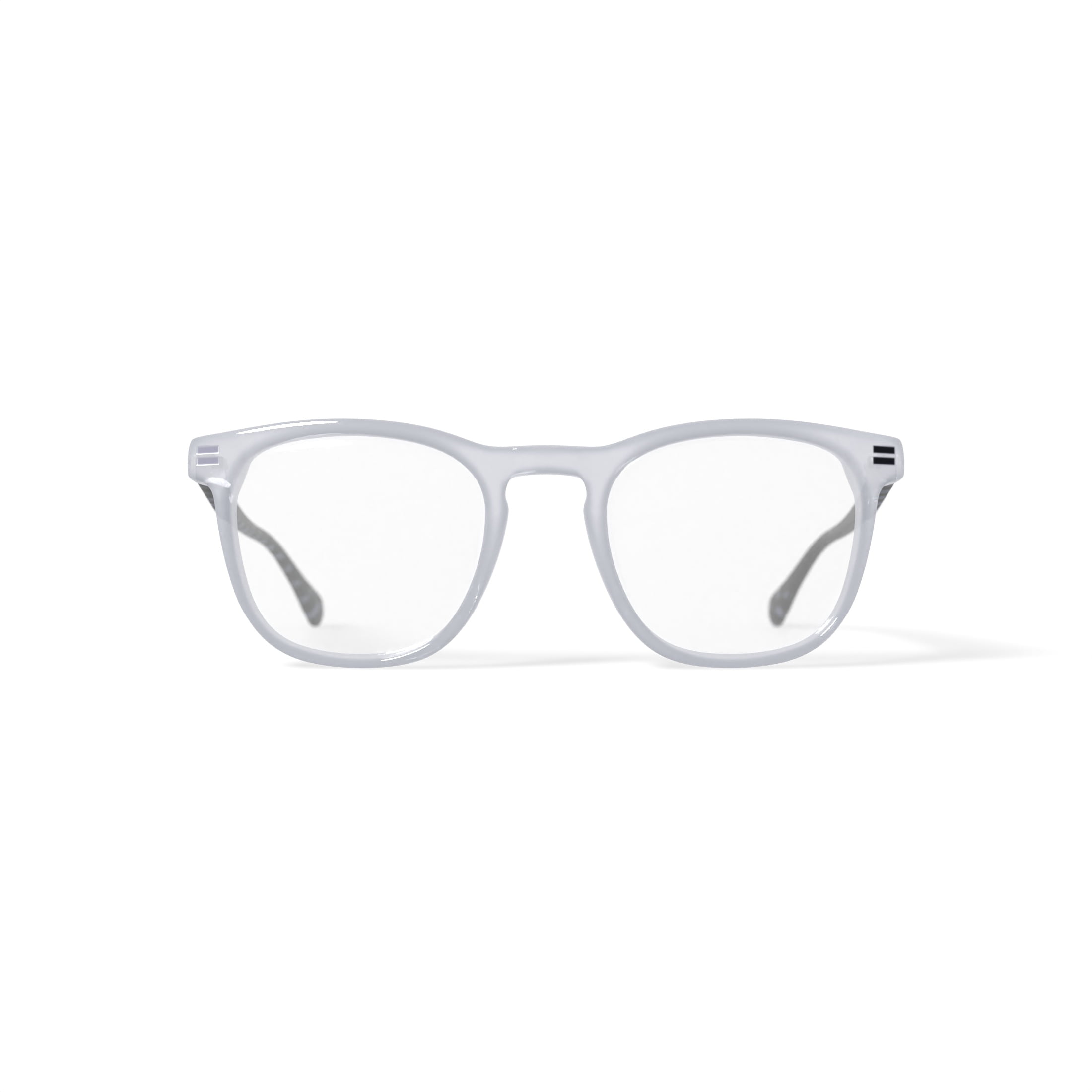 Hurley Men's HMO113 Prescription Eyeglasses with Case, Crystal