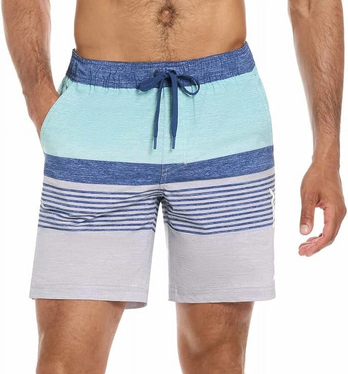 Hurley Men's Swim Trunks Size XL Navy Stripe Blue Summer Hurley Men's Swim Trunks Size XL Navy Stripe Blue Summer