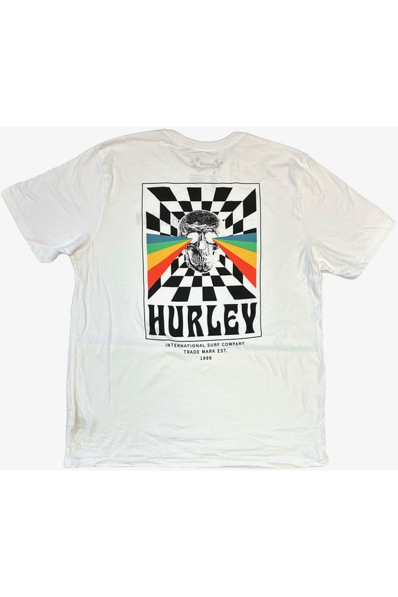 Men's T-Shirt Everyday Prism Short Sleeve Crewneck Tee (Large, White)