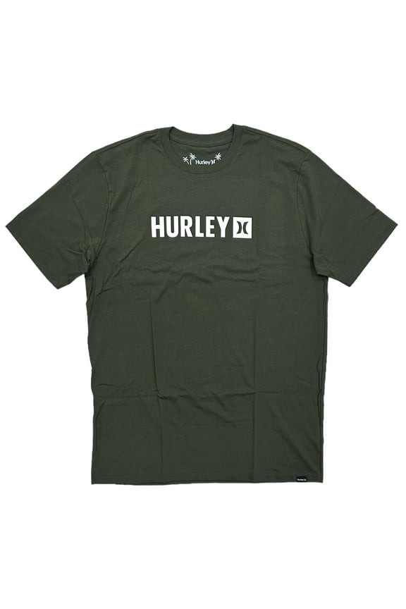 Men's T-Shirt Everyday The Box Graphic Short Sleeve Tee (Large, Olive)