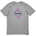 thumbnail image 1 of Hurley Men's T-Shirt Everyday Wash Stairway Graphic Short Sleeve Tee (XX-Large, Heather Grey), 1 of 1