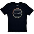 thumbnail image 1 of Hurley Men's T-Shirt Everyday Washed Corp Glitch Graphic Short Sleeve Tee (XX-Large, Black), 1 of 1