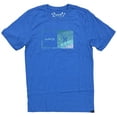 thumbnail image 1 of Hurley Men's T-Shirt Everyday Washed Halfer Gradient Graphic Short Sleeve Tee (Small, Blue Heather), 1 of 1
