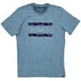 thumbnail image 1 of Hurley Men's T-Shirt H2O DRI Fit Slub Boundaries Tropical Graphic Logo Tee (Small, Blue), 1 of 1