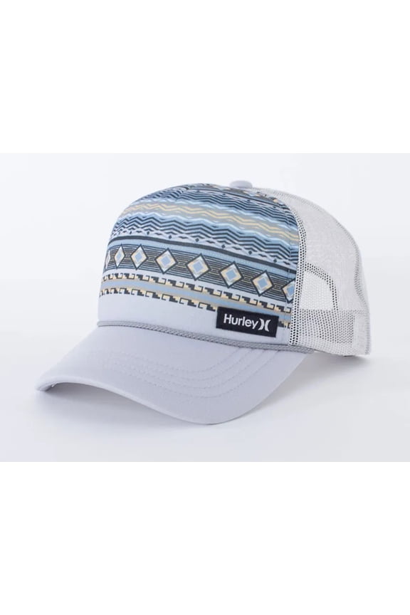 Men's Trucker Hat Rincon Snapback Cap in Light Bone Grey