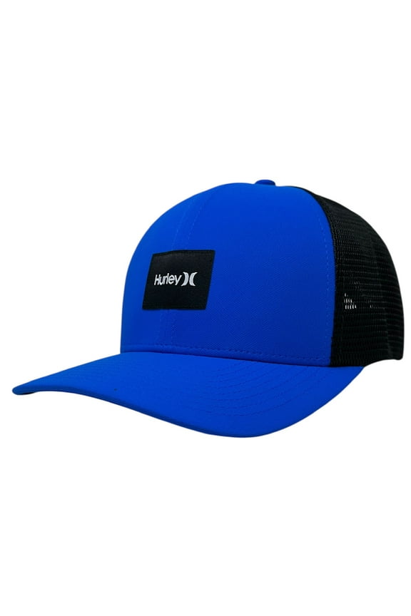Men's Trucker Hat Warner Snapback Cap (Blue)
