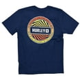 thumbnail image 1 of Hurley Men's Vortex Graphic Logo Short Sleeve Tee T-Shirt (Large, Navy), 1 of 2
