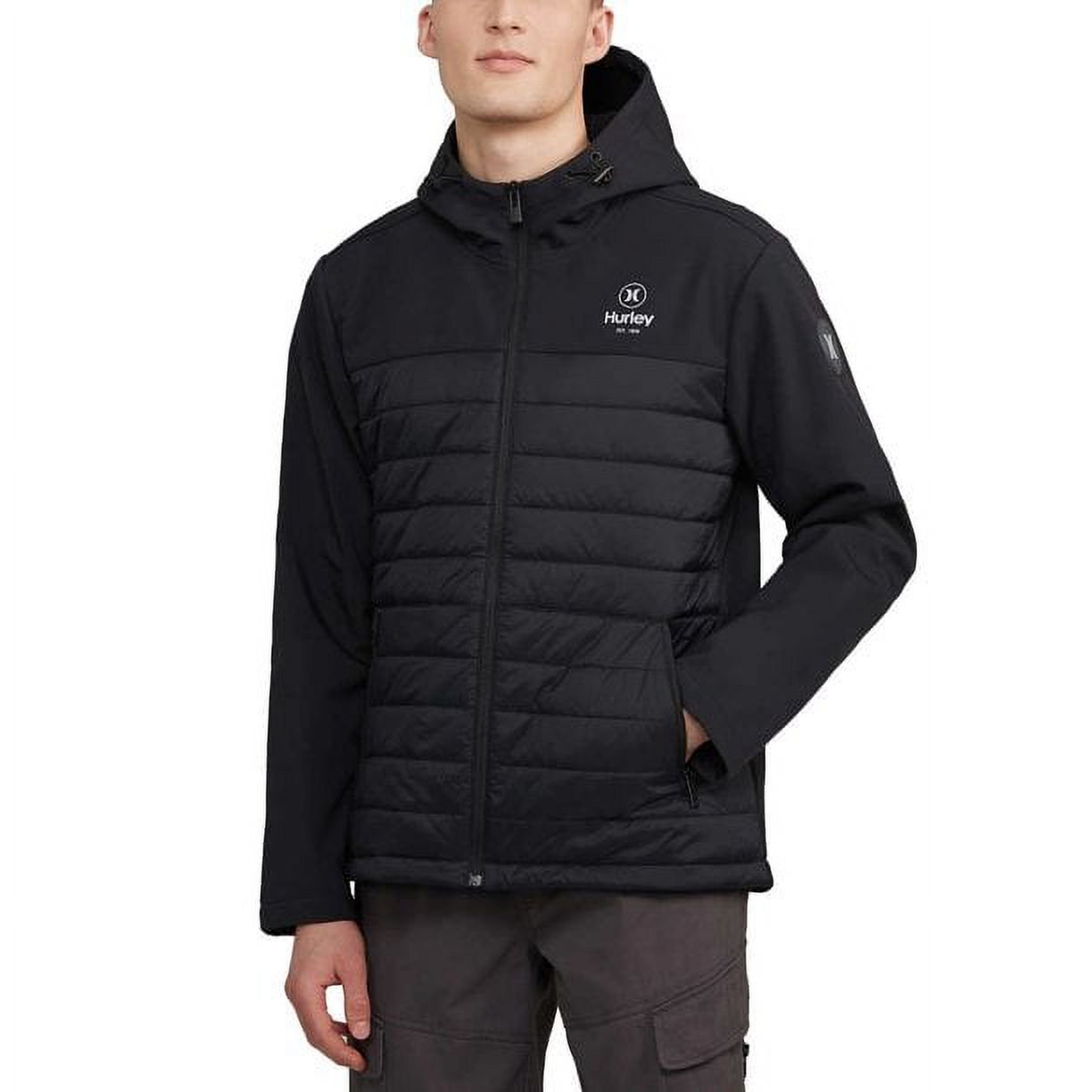 Hurley Men's Windproof Jacket (Black, X-Large) - Walmart.com