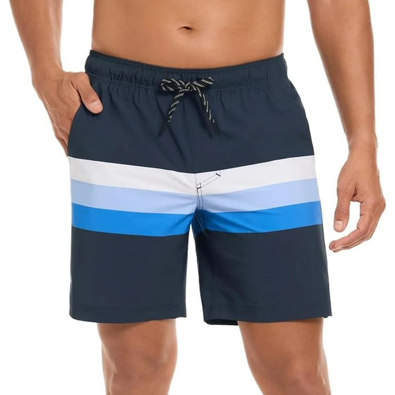 Hurley Mens Swim Short (Dark Blue Stripes, X-Large) - Walmart.com