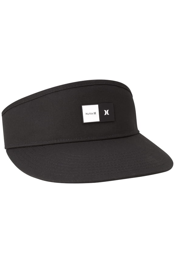 Mens' Visor - Double Up Snap Buckle Curved Brim Visor, Size One Size, Black