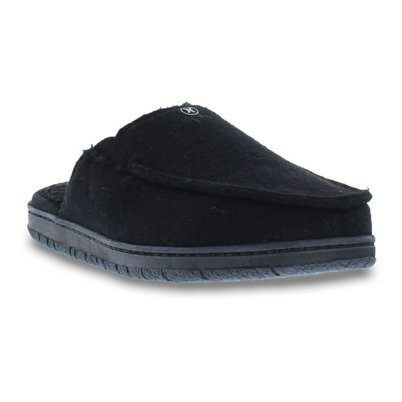 Hurley Relay3 Men's Slip-On Moccasin Slippers Color: Black Size: MEDIUM