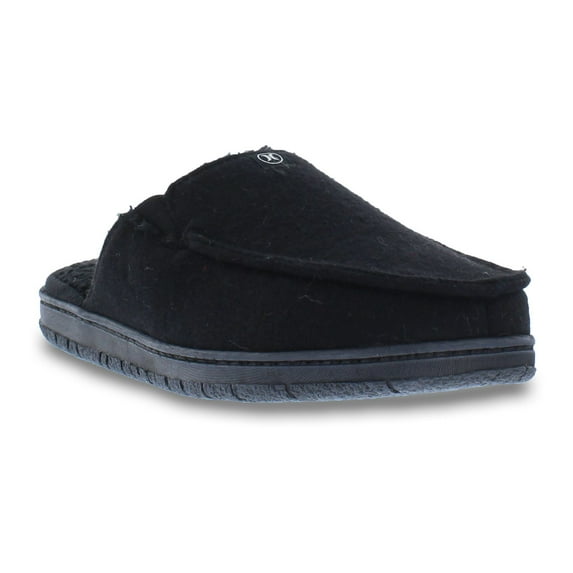Hurley Relay3 Men's Slip-On Moccasin Slippers Color: Black Size: MEDIUM