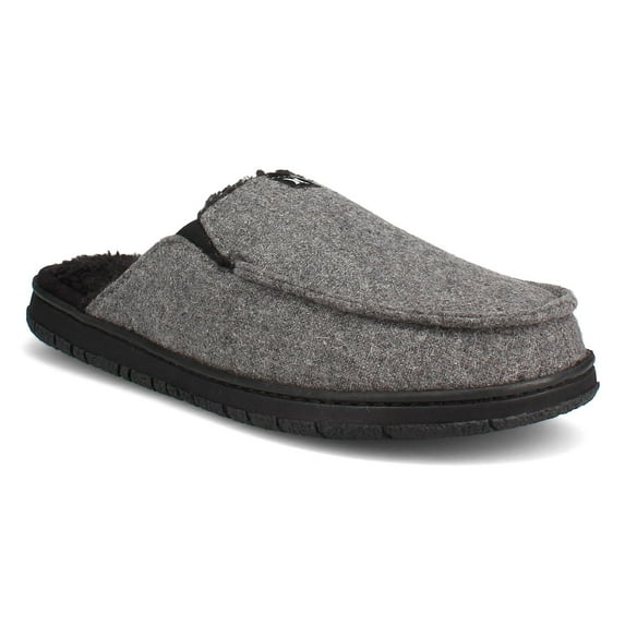 Hurley Relay3 Men's Slip-On Moccasin Slippers Color: Heather Gray Size: MEDIUM