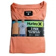 thumbnail image 1 of Hurley Boy's Soft & Breathable Crew Neck Graphic Tee & Slub Long Sleeve Tee, 2pk (Grey Heather, S (6/7)), 1 of 2