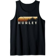 Hurley, VA Vintage Evergreen Sunset Eighties Retro Tank Top