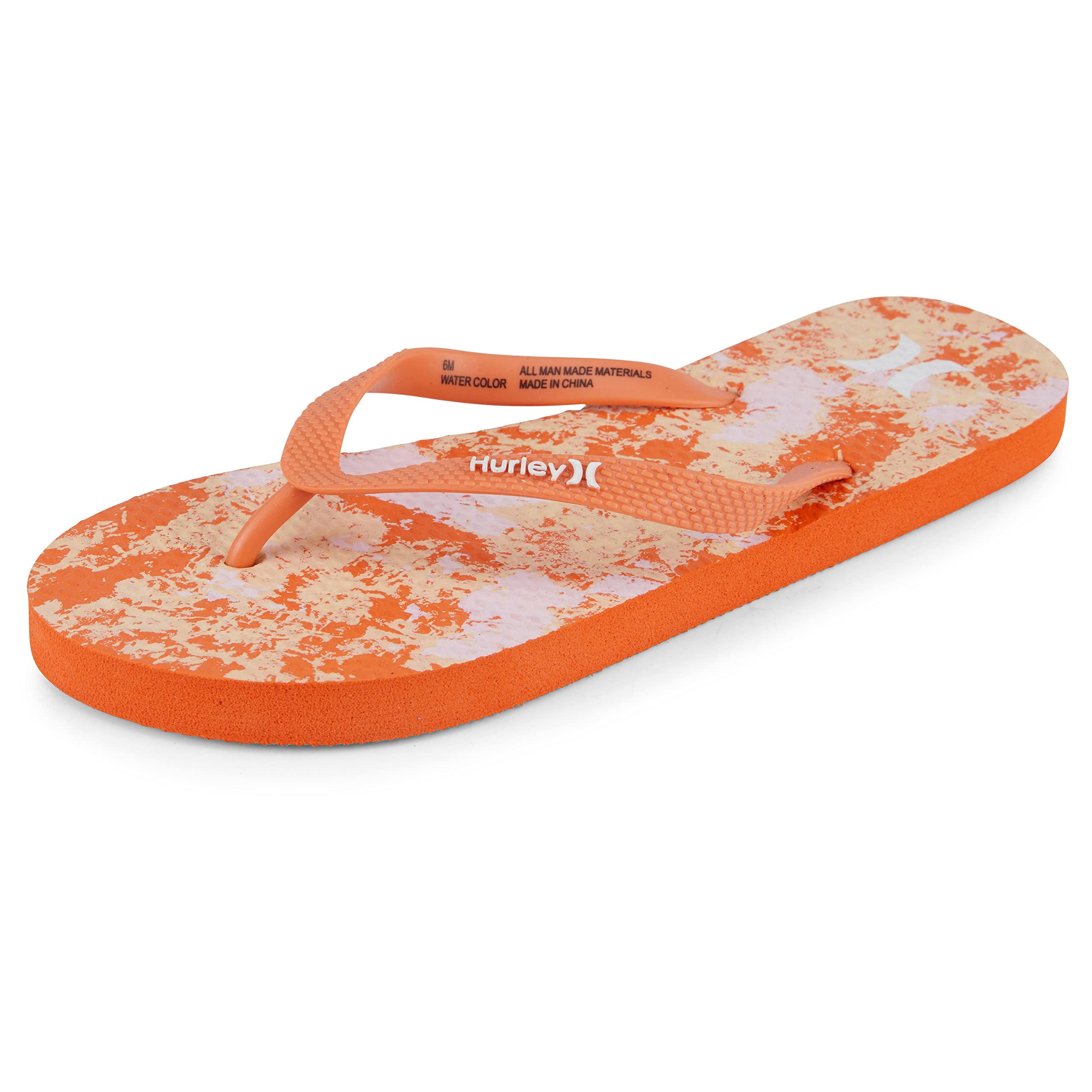 Hurley WOMENS WATER COLOR FLIP FLOP - Walmart.com