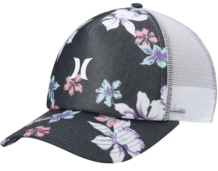 restaurant absorptie Automatisering Hurley Women's Icon Trucker Hat Cap (Black Heather Hawaiian Floral) -  Walmart.com