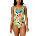thumbnail image 1 of Hurley Women's UPF 50+ Stretch Midweight One Piece Swimsuit, Pink, Small, 1 of 2
