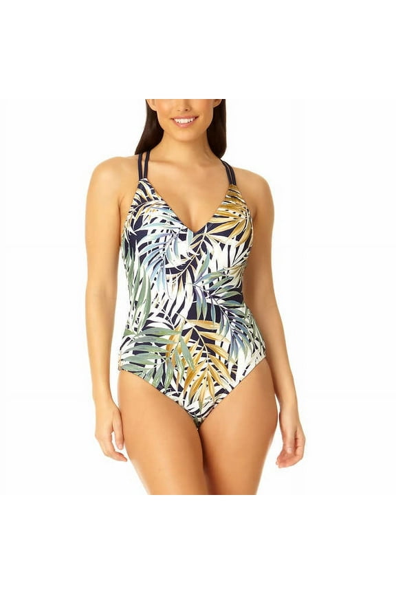 Women's One Piece UPF 50+ Swimsuit (Green, Small)