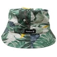 thumbnail image 1 of Hurley Women's Reversible Bucket Hat Cap in Tropical Floral Print/Solid Khaki, 1 of 5