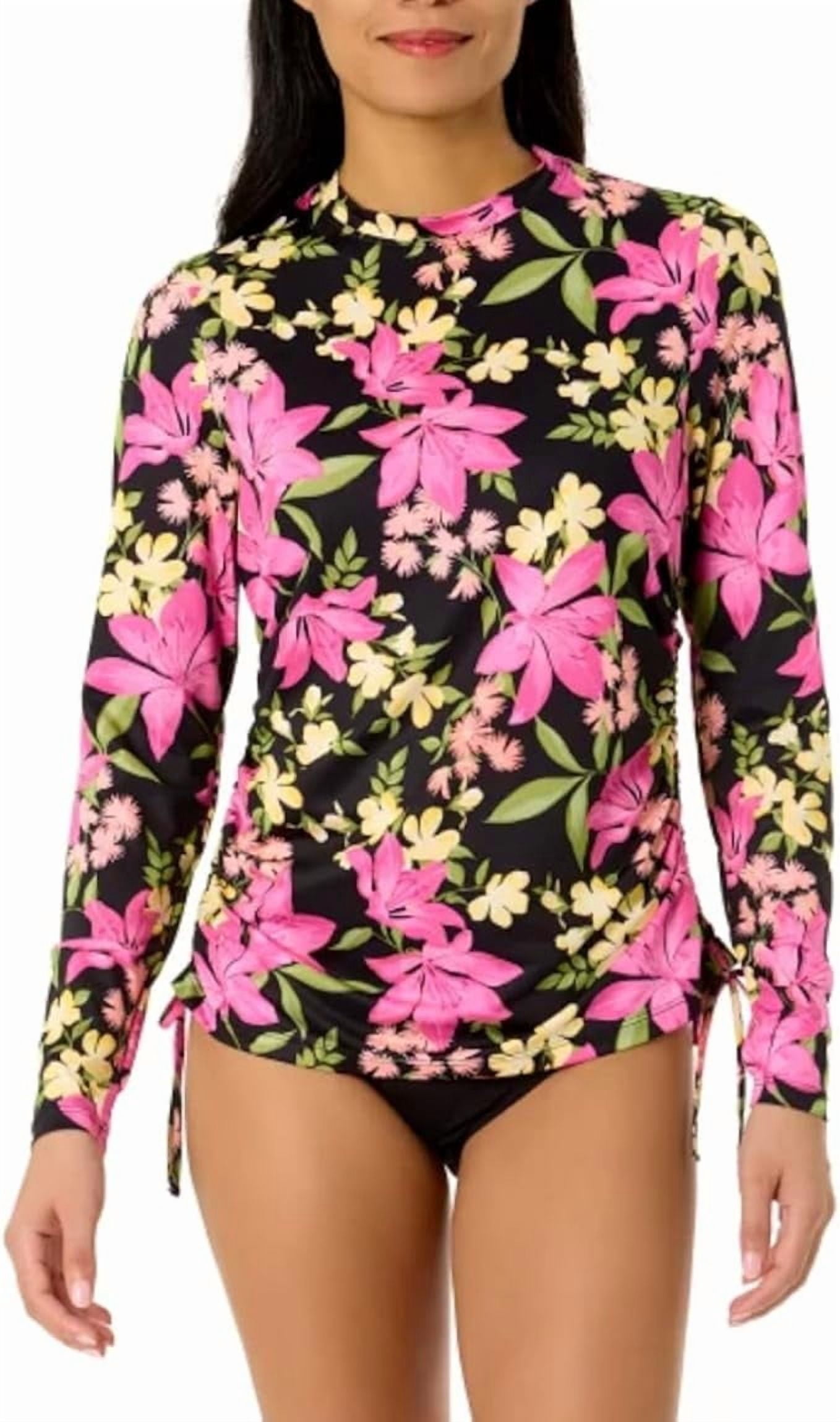 Hurley Women's UPF 50+ Long Sleeve Swim Sun Tee Shirt, Rashguard