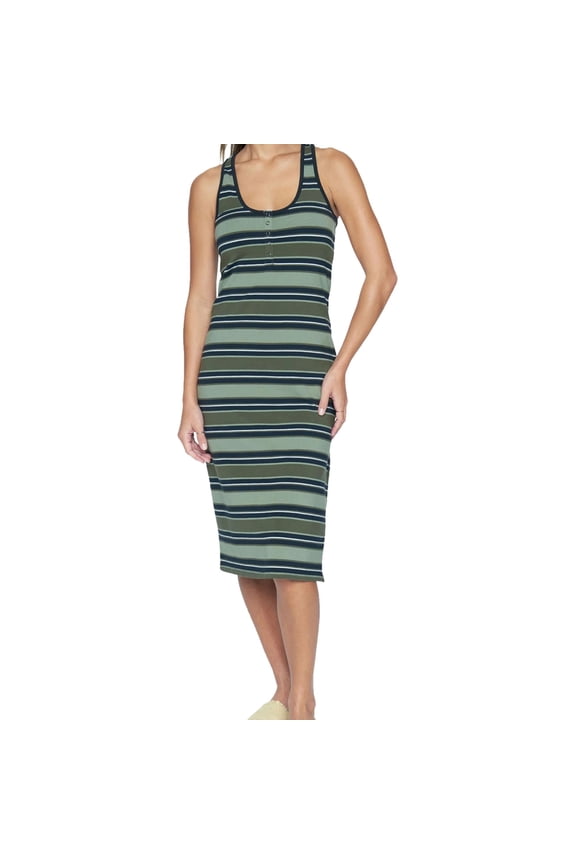 Womens Alexa Midi Dress, Green, X-Large