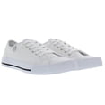 thumbnail image 1 of Hurley Womens Carrie Canvas Sneakers Low Top Lace Up Shoes Fashion Comfortable (White, 8.5), 1 of 5