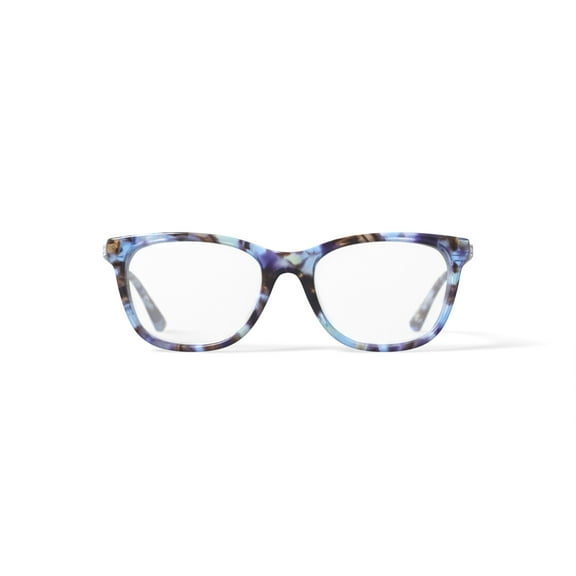 Hurley Women's Catalina Prescription Eyeglasses with Case, Blue Tortoise