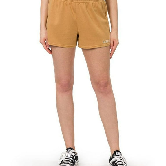 Hurley Womens Comfy Casual Walking Shorts, Brown, Medium