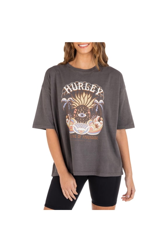 Womens Eye of Paradise Graphic T-Shirt, Multicoloured, Large