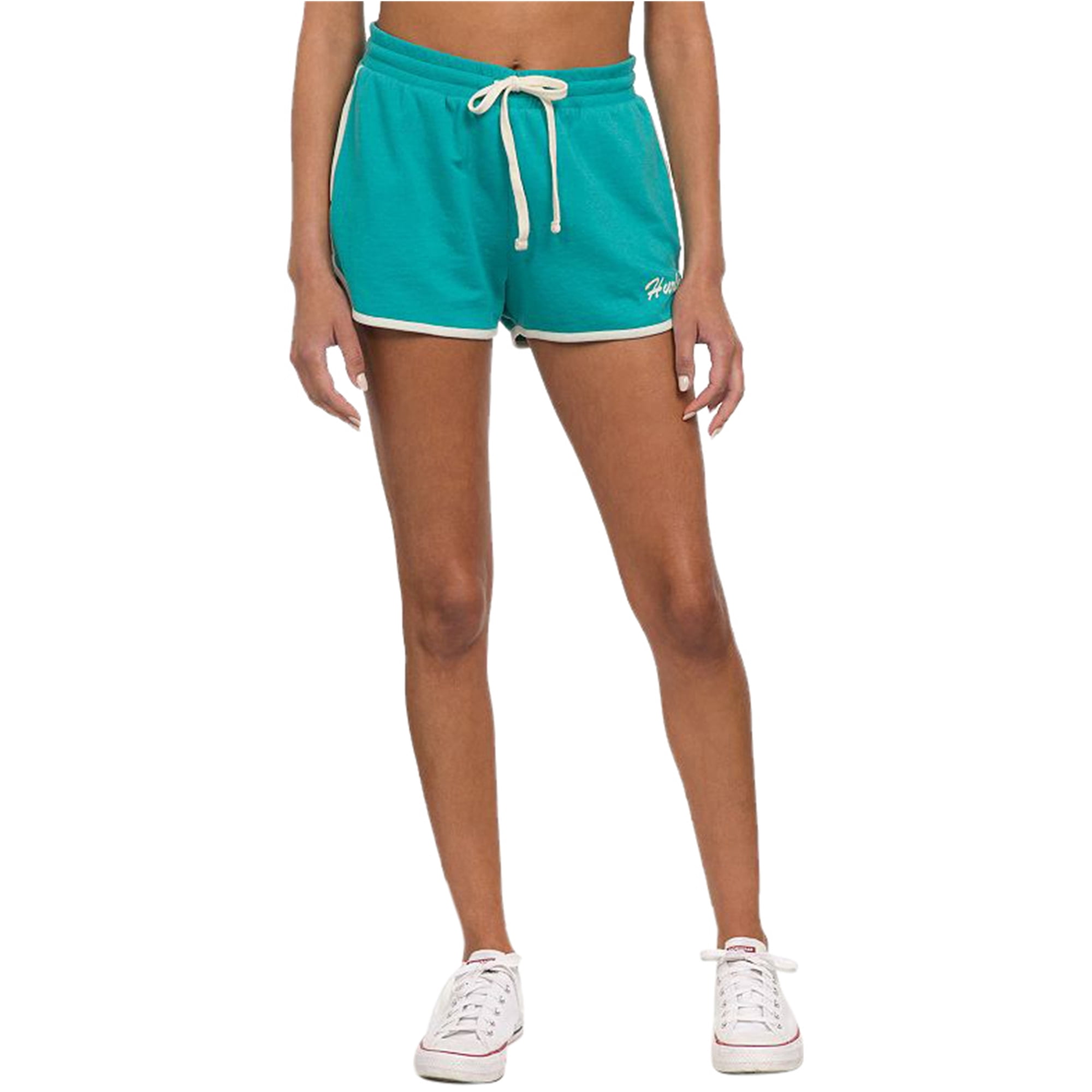 Hurley Womens Pine Lines Boyfriend Casual Walking Shorts Grey Medium