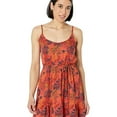thumbnail image 1 of Hurley Womens Kris Tank Fit & Flare Dress, Orange, Large, 1 of 2