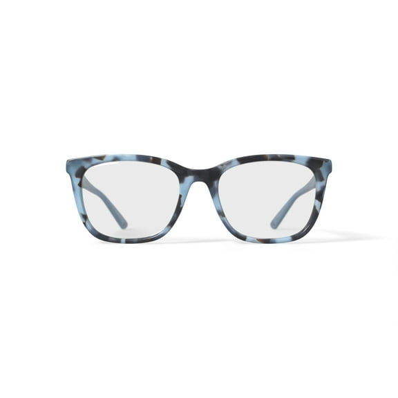 Hurley Womens Mar Prescription Eyeglasses with Case, Mint Blue Tortoise