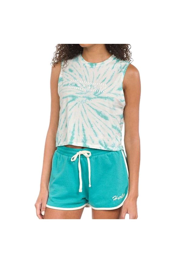 Womens Marquee Muscle Tank Top, Blue, Small