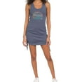 thumbnail image 1 of Hurley Womens Neon Side Cinch Tank Mini Dress, Blue, X-Large, 1 of 2