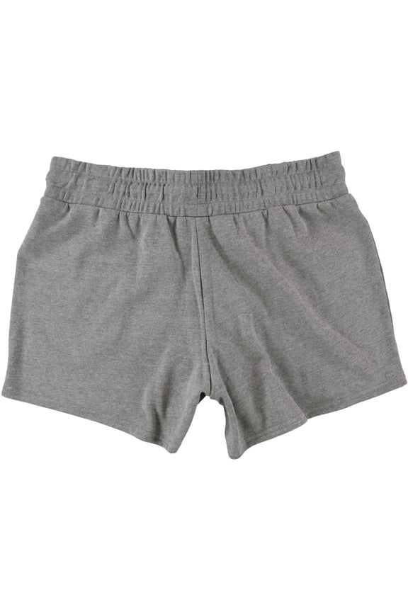 Womens One And Only Fleece Casual Walking Shorts, Grey, X-Large