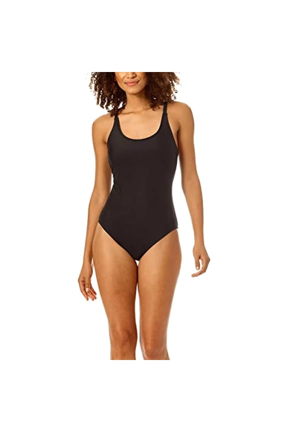 Women's One Piece Swimsuit Black XXL