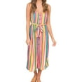thumbnail image 1 of Hurley Womens Sara Midi Blouson Dress, Multicoloured, Medium, 1 of 2