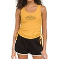 thumbnail image 1 of Hurley Womens Side Cinch Tank Top, Yellow, X-Large, 1 of 2