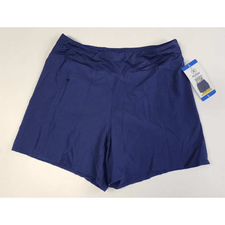Hurley Womens Swim Boardshort Blue Small Walmart